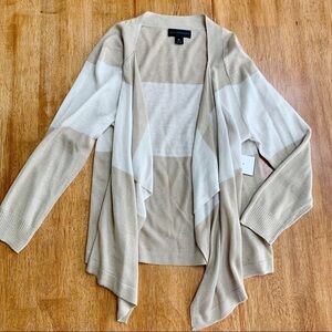 Worthington Open Front Short Cardigan